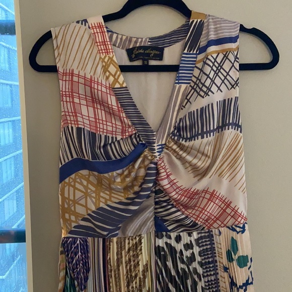 Anthropologie Geisha Designs Jacinta Pleated Cocktail Dress- Sz 10 (UK), US SZ 6 - Picture 3 of 6